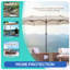 Brylan 460 cm W X 270 cm D Rectangular Market Parasol with Crank Lift-469623932