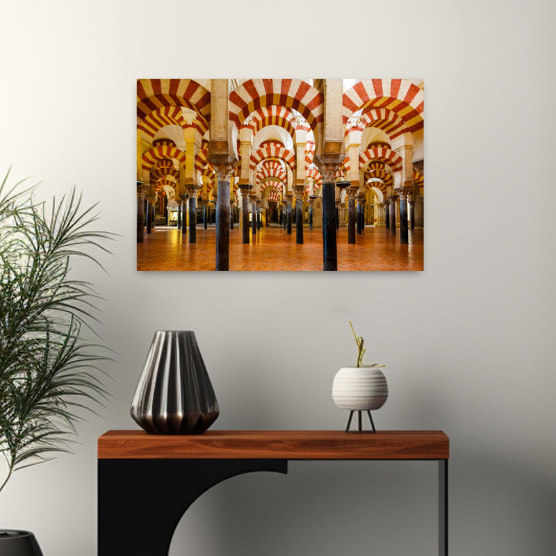 Intérieur de la grande mosquée, Cordoue, Andalousie, Espagne, architecture contemporaine, art mural, H 16 po x l 24 po