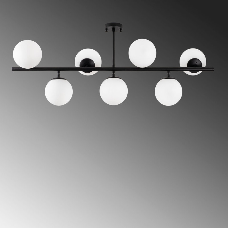 Luper 7 - Light Kitchen Island Pendant, Black