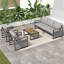 Ensemble de conversation pour patio 4 pièces