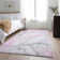Premium Machine Washable Cerrito AMF515 Pink Rug