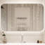 Armoire de salle de bain moderne et simple blanche