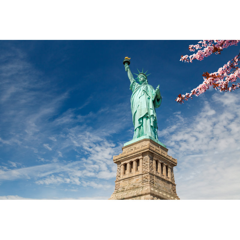 Statue Of Liberty by Sborisov - Wrapped Canvas Print, 30cm H x 46cm W