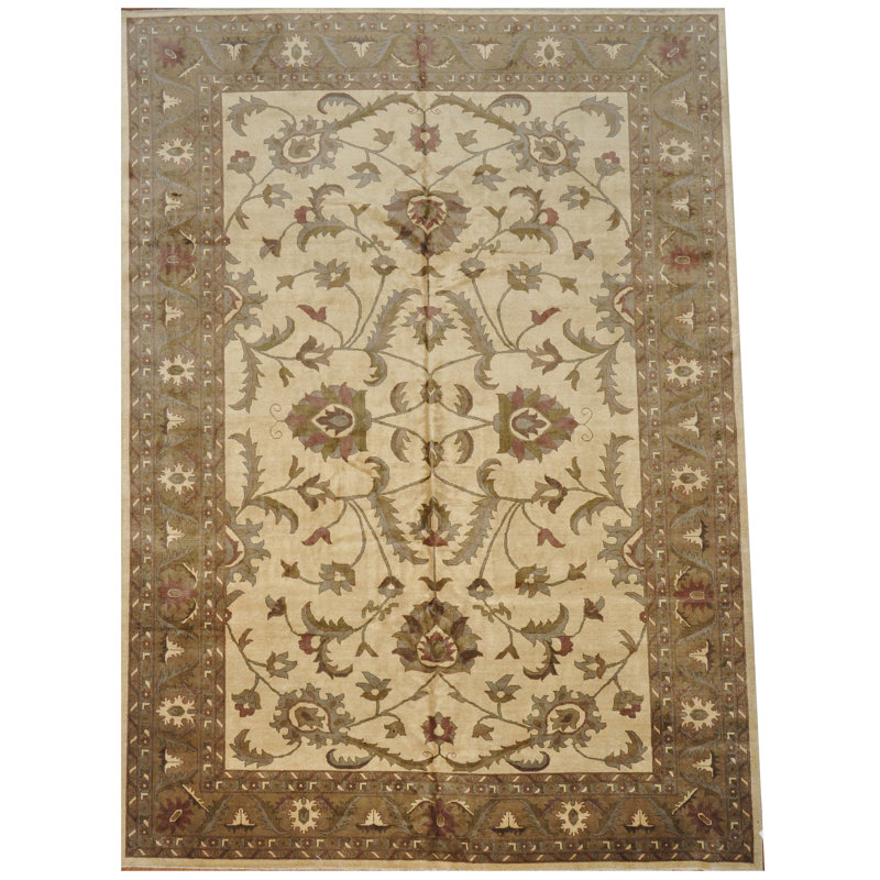 Tapis en laine noué à la main Oushak