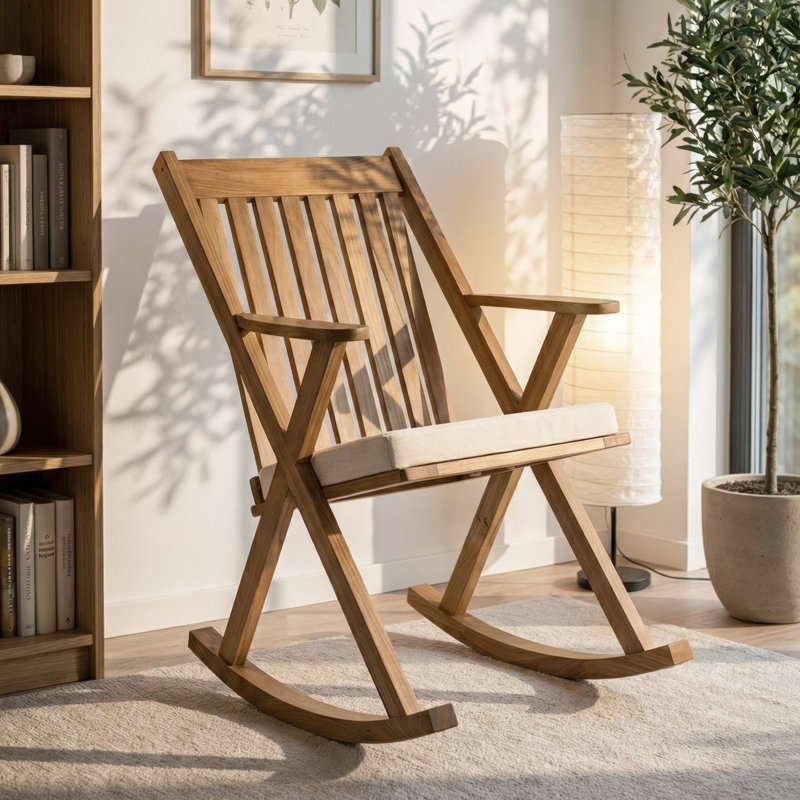 Chaise berçante moderne