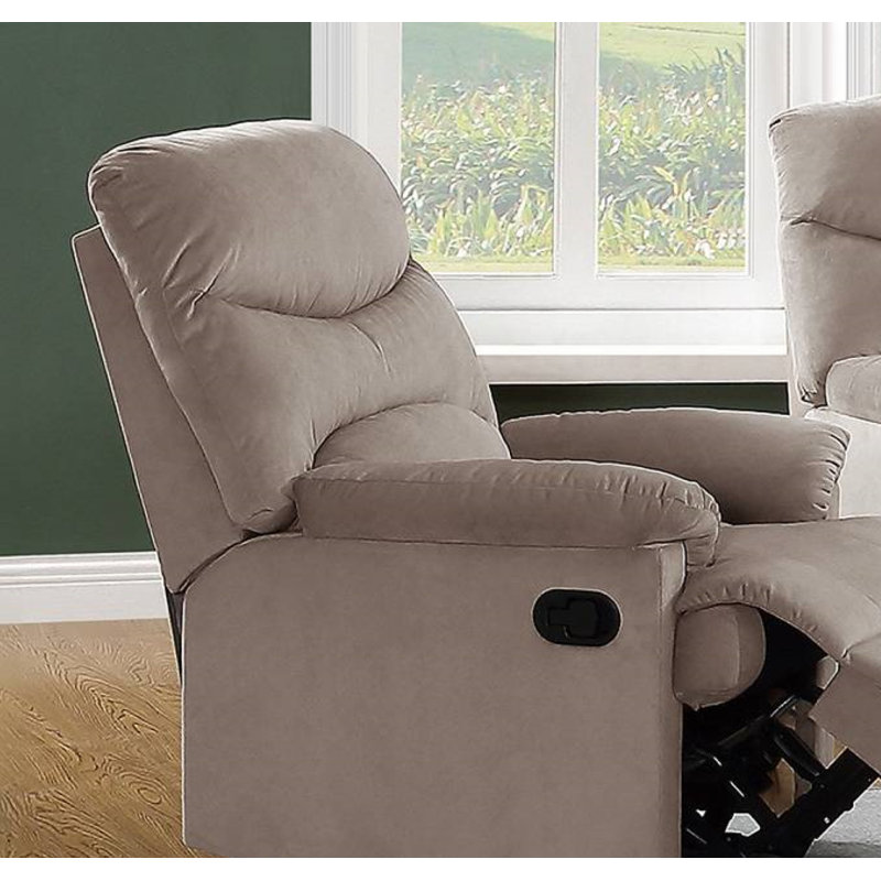 Ginter Manual Recliner, Light Brown