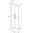 Aurelia 80" Tall 4-Door Multi-Functional Storage Cabinet