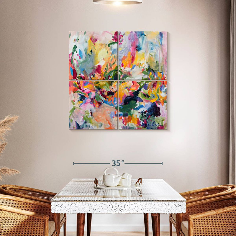 Avery In The Springtime, 38" H x 38" W
