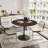 Three-Dimensional Embossed Pattern Square Retro Coffee Table With 2 Drawers And MDF Base-665143859-665143858