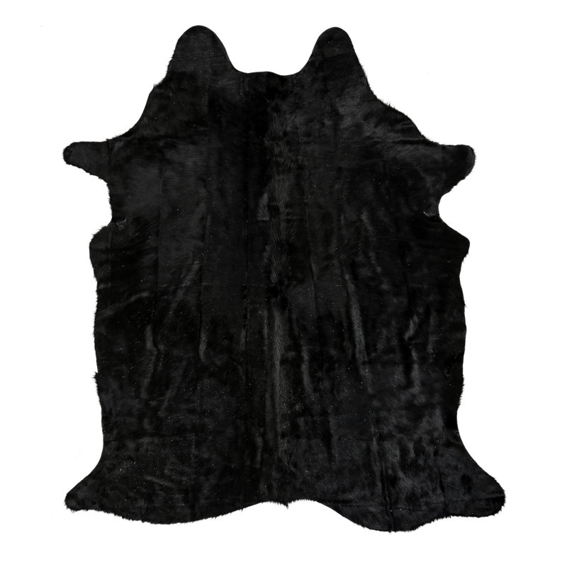 Myrtletown Animal Print Cowhide Flatweave 2cm X 1.75cm Area Rug