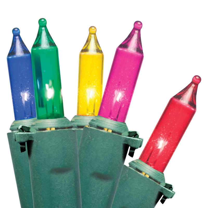 Indoor 100 - Bulb 252'' Plug-in Mini String Light, Green