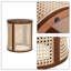 Table de chevet ronde avec rangement Boho-235394969