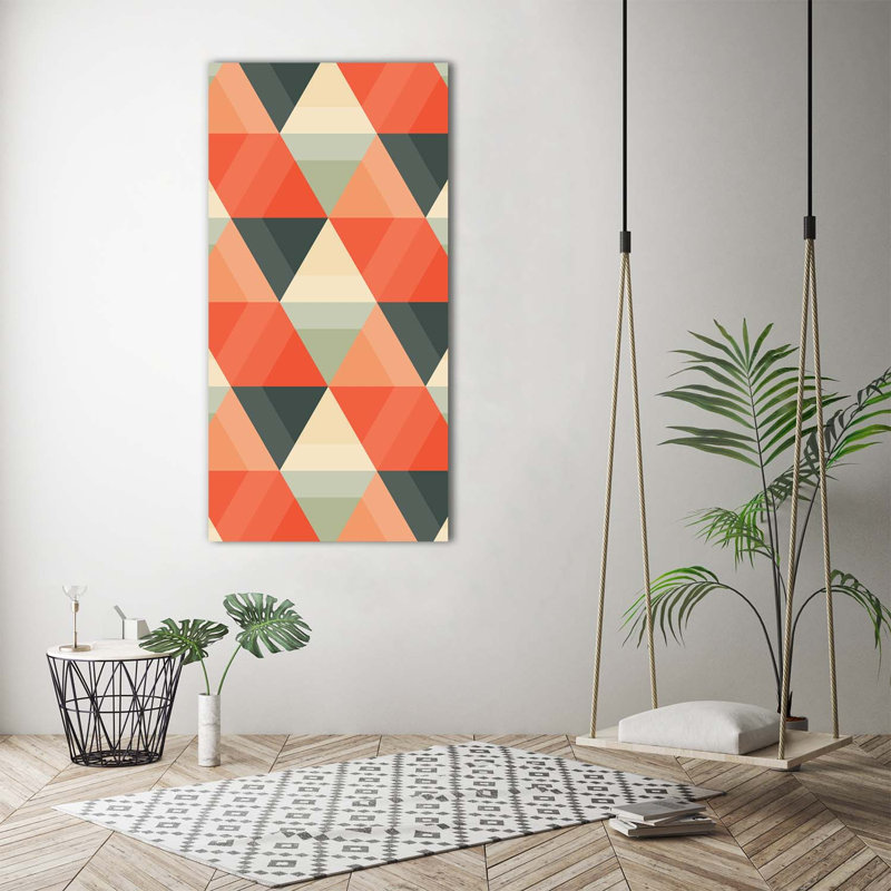 Geometric Background - Wrapped Canvas Print