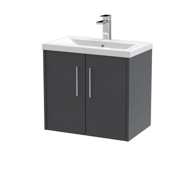 Juno 600mm Single Bathroom Vanity with Integrated Vitreous China Basin