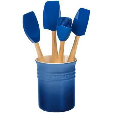 Beehive Crock + Essential Kitchen Utensils Set - Beech