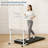 Adjustable Height Desk on Wheels, Ergonomic Mobile Standing Desk, Portable Laptop Desk Standing Table Home Office Desks-2048112760