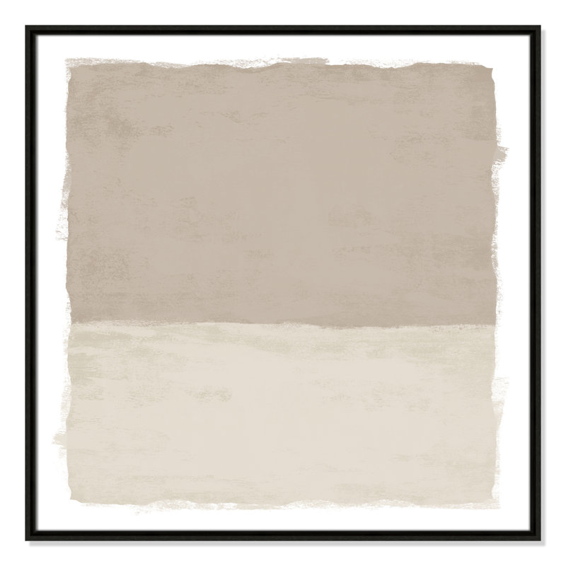 «Silent Sands I» par Natalie Carpentieri, Espresso, H 31,5 po x l 31,5 po