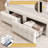 Mouad Velvet Upholstered Bed with Storage and LED Lights-214976832-214976836