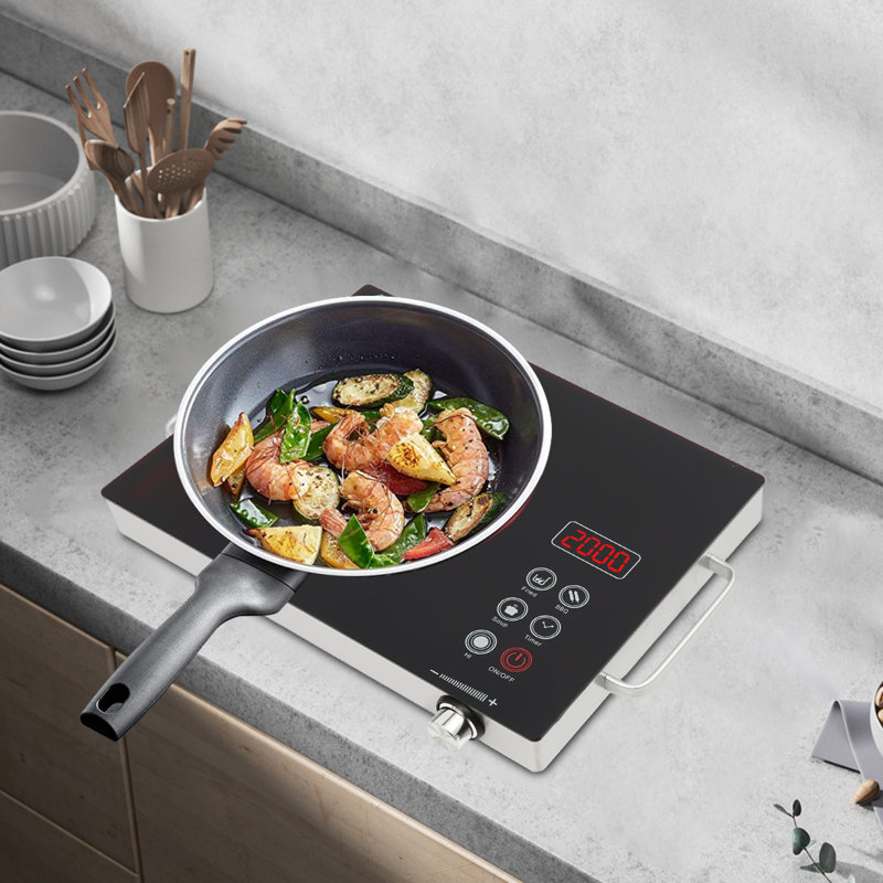 2000W Countertop Single Burner Hot Plate Electric Cooktop