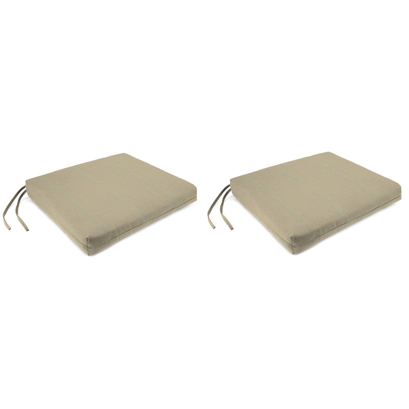 Outdoor Seat/Back Cushion, Canvas Pebble
