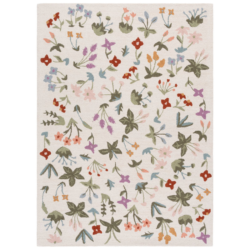 Tapis d'extérieur en laine touffeté à la main et en coton Baden Martha Stewart, Rectangulaire 3 pi x 5 pi