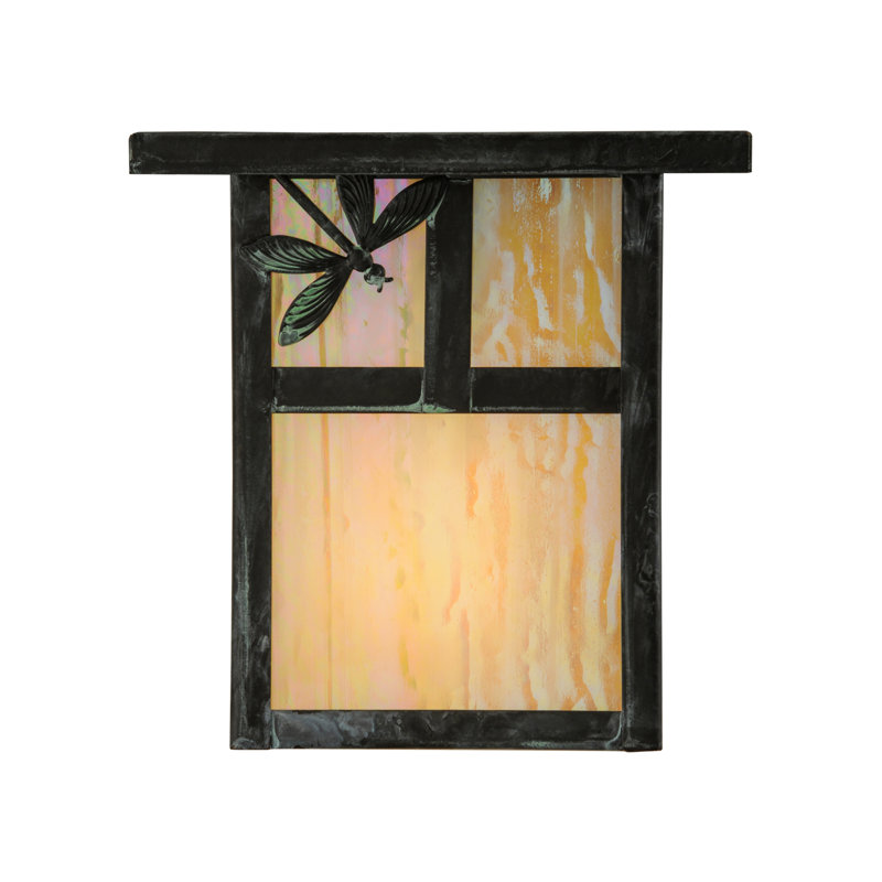 Luminaire d'extérieur à cloison Hyde Park, H 6,5 po x l 6,5 po x P 4,5 po