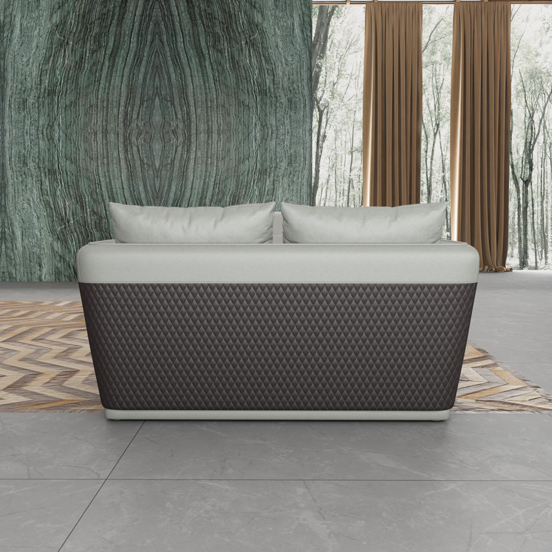 Glamour Loveseat, 44" H x 62" W x 37" D, 2