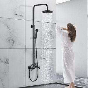 Complete Shower System with Rough-in Valve