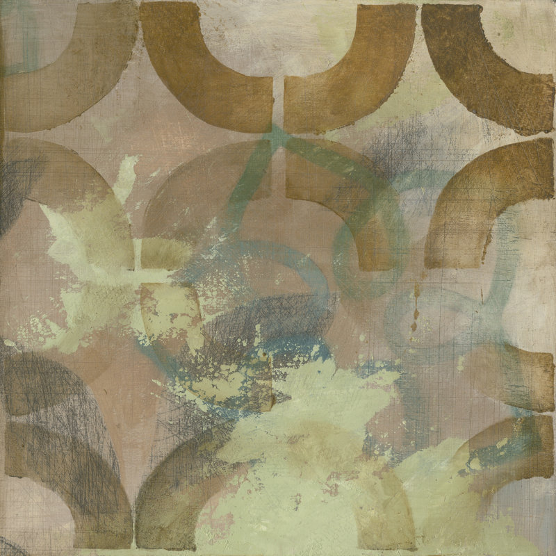 Garden Links III by Megan Meagher - Wrapped Canvas Painting, 30cm H x 30cm W