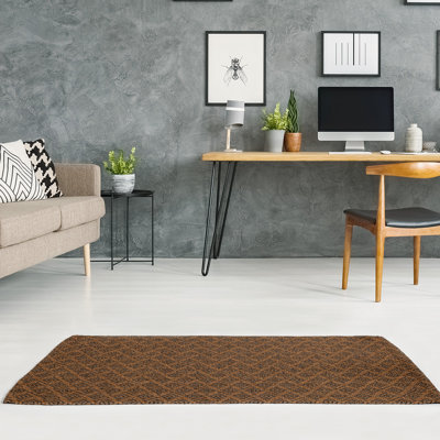 Chenille Geometric Indoor Rug