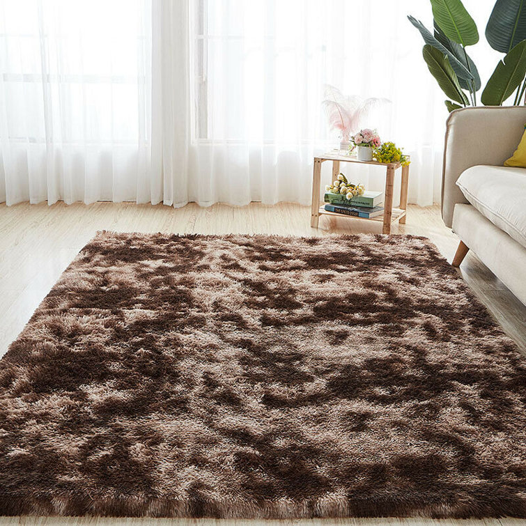 Chakyra Solid Colour Shag Area Rug