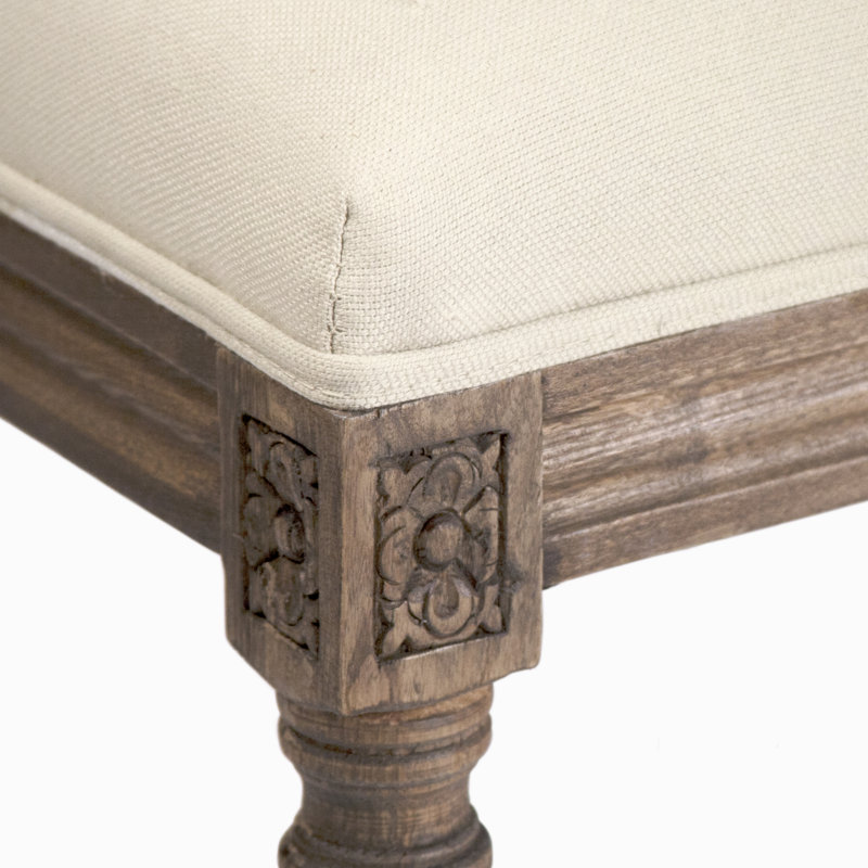 Lille Cotton Upholstered Bench