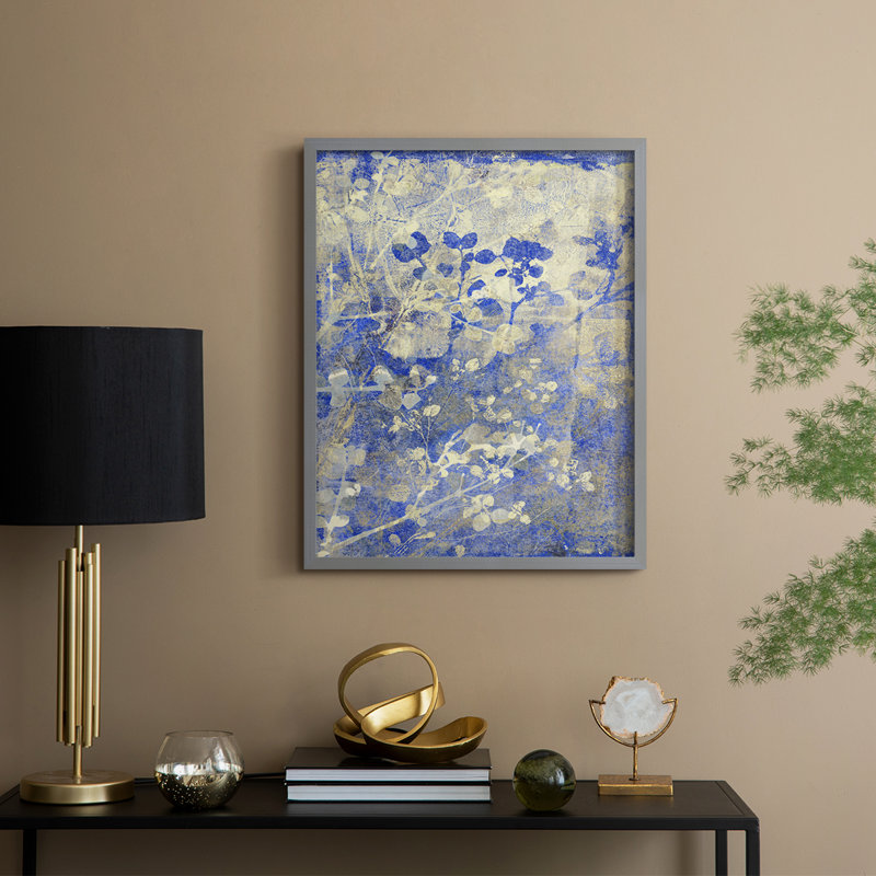 «Boundless I», reproduction encadrée - bois massif, Grey, 11" H x 9" W