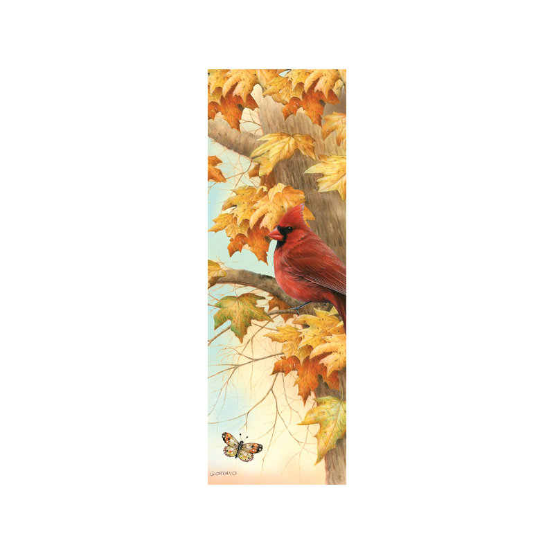 Autumn Ruby - Wrapped Canvas Panoramic Painting, 30.48 cm H x 91.44 cm W x 3.175 cm D