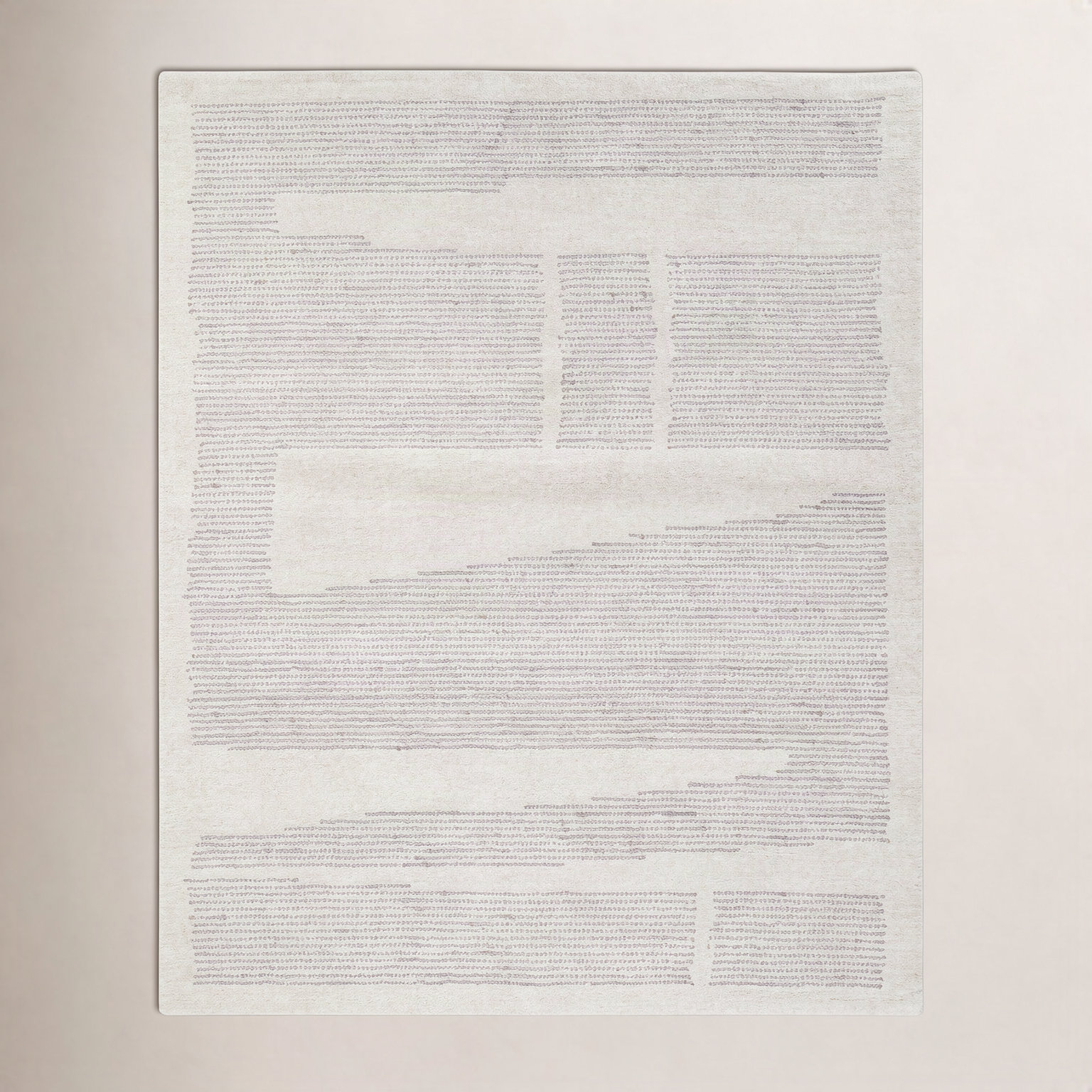 Craton Hand-Tufted Abstract Wool Rug, Rectangle 6' x 9'