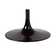 Denzer Round Solid Wood Top Metal Base Dining Table