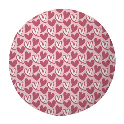 Love-filled Heart Sprinkles Braided Rug
