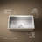 Prolific 29" L x 17.75" W x 10.97" D Kitchen Sink with Accessories