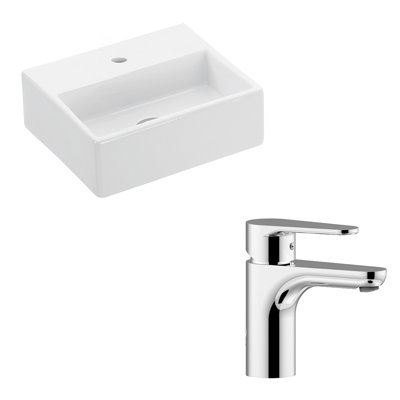 Quattro 13'' L Bathroom Sink