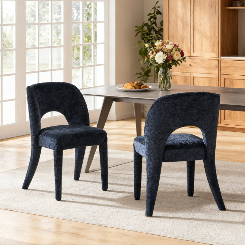 Chaises de salle à manger, Bleu très foncé