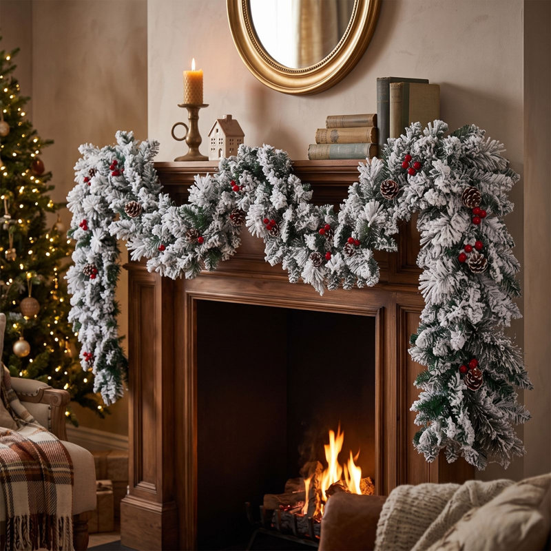 8,86 pi de Noël Guirlande Norfolk