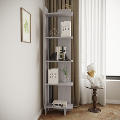 Regin 170cm H Tiered Corner Bookcase