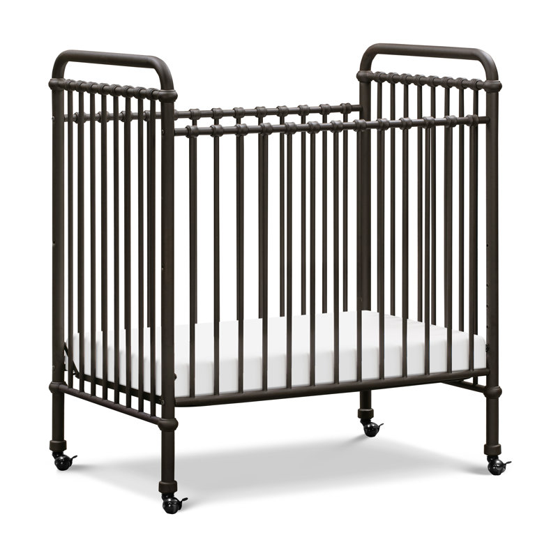 Abigail 3-In-1 Convertible Mini Crib, Vintage Iron
