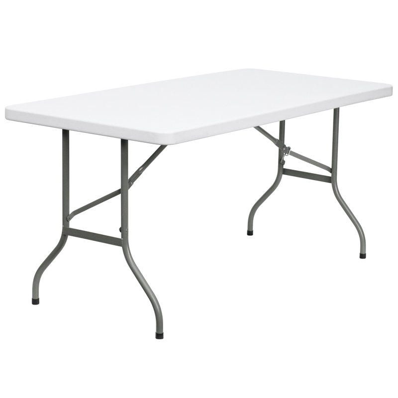 Table d'événement rectangulaire pliante en plastique Noah, H 29 po x l 60 po x P 30 po
