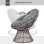 Freeburg Swivel Steel Outdoor Lounge Chair
