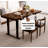 Rectangular Solid Wood Electric Adjustable Desk-966889373-966889372
