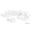 Canapé modulaire en cuir avec repose-pieds Arunvir Aphra-1199199075