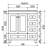 30'' Modern Free-Standing Single Bathroom Vanity With Ceramic Top-1245425955
