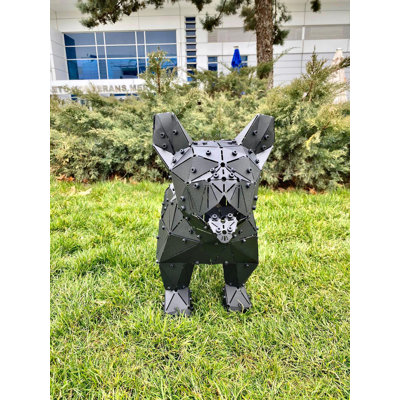 Statue de bouledogue français - L