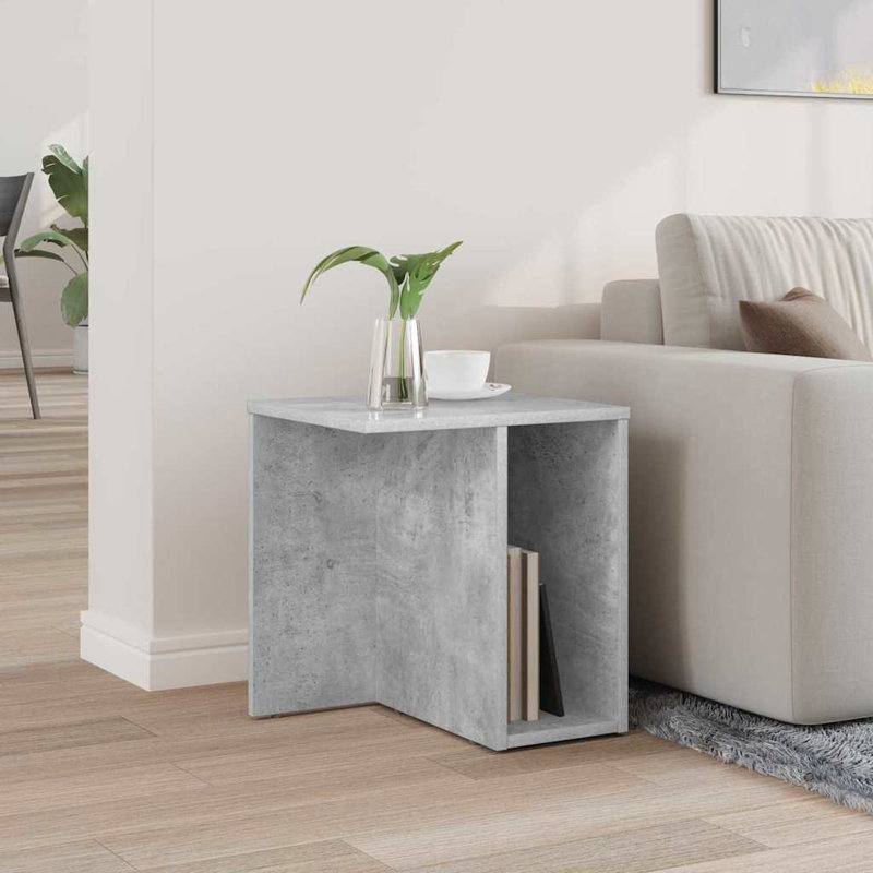 End Table, Concrete Grey